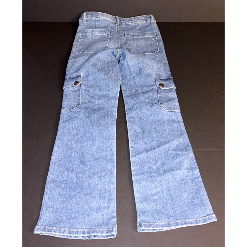 Jessica Simpson Light Blue Bootcut Cargo Jeans - Kids